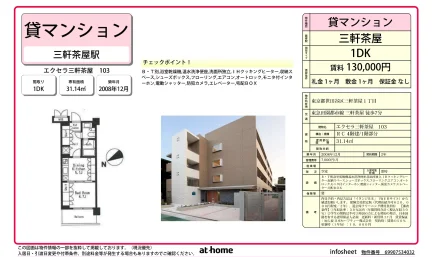 エクセラ三軒茶屋103 103号 0