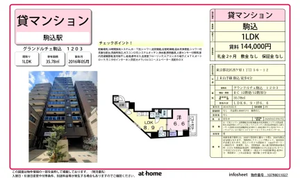 グランドルチェ駒込 0