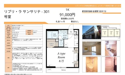 リブリ・ラサンサリテ 301号 0