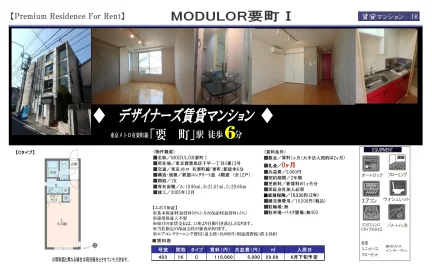 MODULOR 要町 I 403号 0