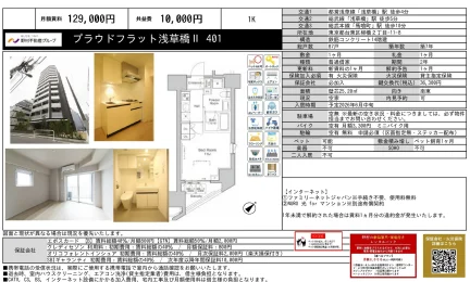 プラウドフラット浅草橋 II 401 401 0