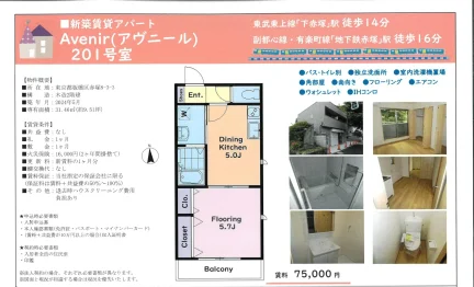 アヴニール 201号 0