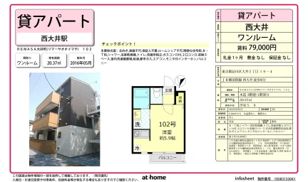 REMASA 大井町 102 102号 0