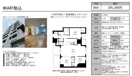 WHARF駒込 0601号 0