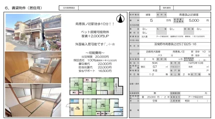 大阪府羽曳野市南恵我之荘５丁目２５－１６ 貸家 0