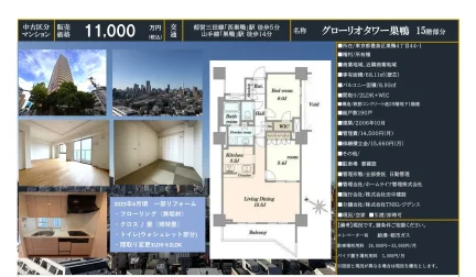 グローリオタワー巣鴨 15号 0