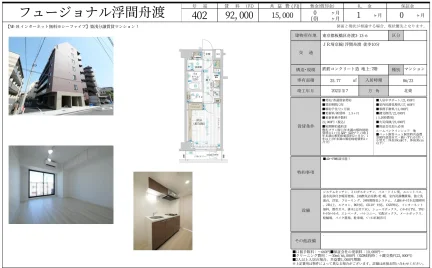 フュージョナル浮間舟渡 402 0