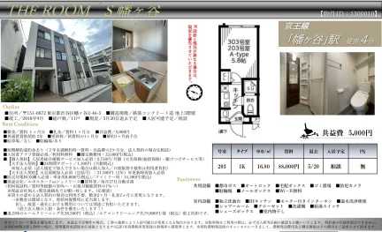 THE ROOM S幡ヶ谷 203号 0