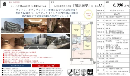 レーベン鵠沼海岸 BLUE NOVA 2階 0