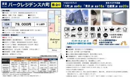 パークレジデンス六町 104 0