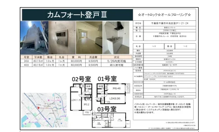 カムフォート登戸Ⅱ 303 0