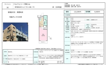 ベルフェリーク西小山 104号室 0