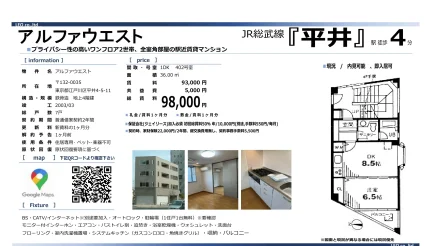 アルファウエスト 402号室 0