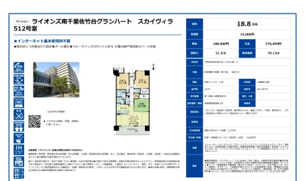 ライオンズ南千里佐竹台グランハート 512号 0