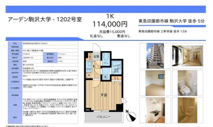 アーデン駒沢大学 1202号 0