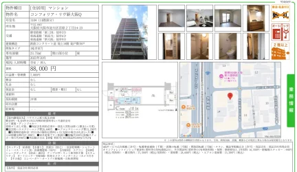 コンフォリア・リヴ新大阪 Q 1104号 0
