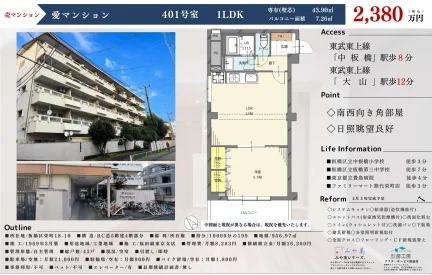 Classic 1-Bedroom Condo in Sakaecho 0