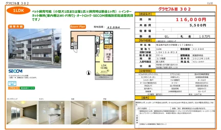 グラセフルⅢ 302 302号 0