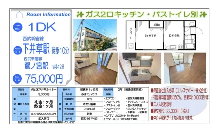 みずのハウス 102号 0