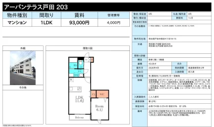 アーバンテラス戸田 203 203号 0