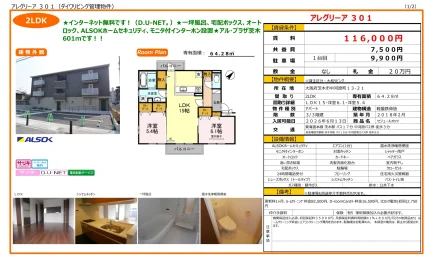 セジュールオッツ 301号 0