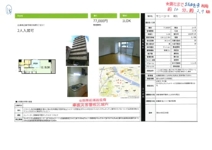 サニーコート 801 801号 0
