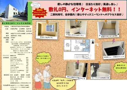 春と芽吹きのラ・ソレイユ 201号 0