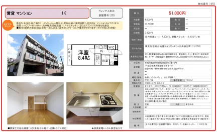 ウィング上杉北 205号 0