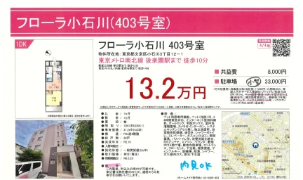 フローラ小石川 403号 0