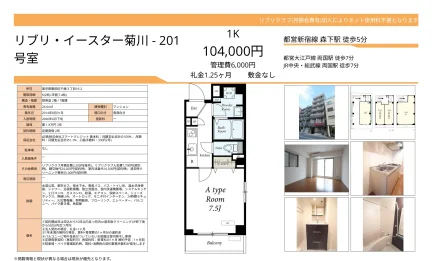 リブリイースター菊川 201号 0