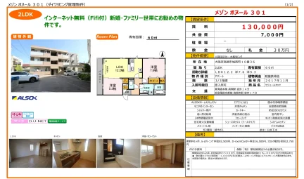セジュールオッツ 301号 0