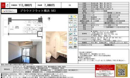 プラウドフラット横浜 503 503 0
