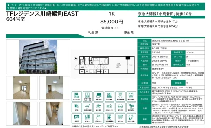 TFレジデンス川崎殿町EAST 604号 0