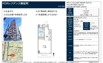 ショーブン社 KDXレジデンス御徒町 703号 0