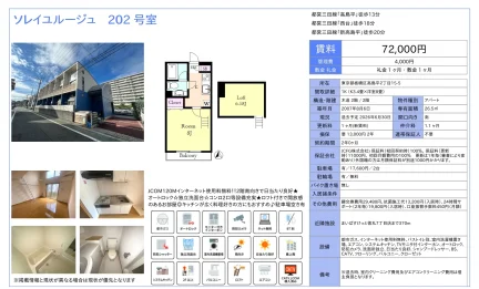 ソレイユルージュ 202号 0
