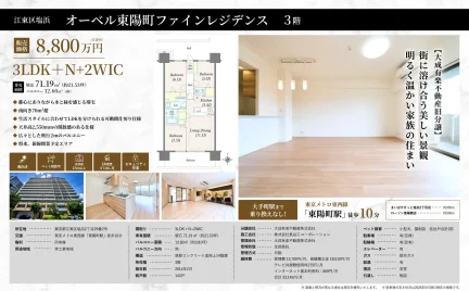 オーベル東陽町ファインレジデンス 3号 0