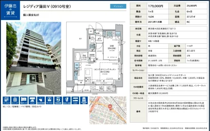 レジディア蒲田V (0910号室) 0910号 0