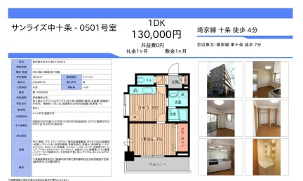 サンライズ中十条 0501号 0
