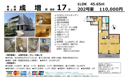 ラシーネ藤ノ木 202号室 0