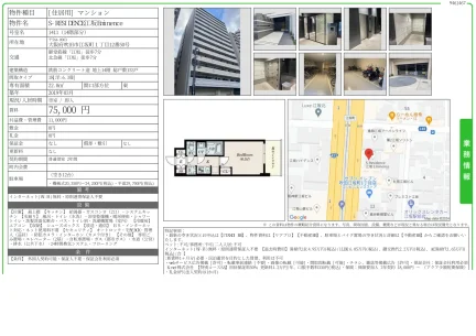 S-RESIDENCE江坂Eminence 1411 0