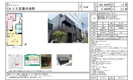 ルリエ目黒中央町 201号 0