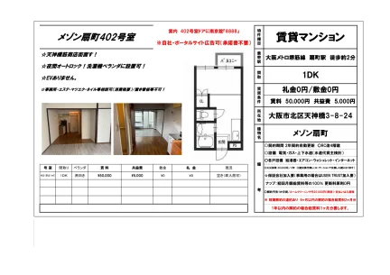 メゾン扇町 402号 0