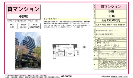 Modern 1LDK Condo Near Station in Arai 0