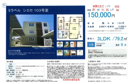 ミラベル シエロ 103号 0