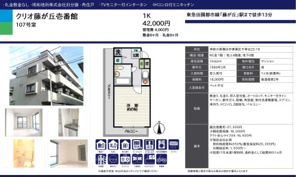 クリオ藤が丘壱番館 107号 0
