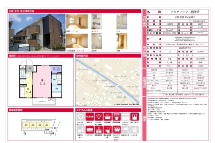 アクティーフ 西所沢 201号 0