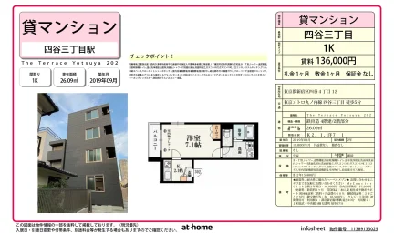 ザ テラス 四谷 202 202号 0
