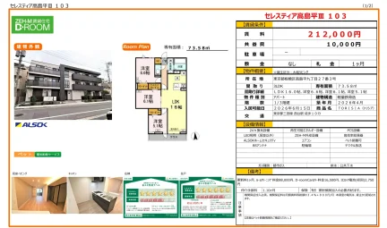 ゼーエイチエム賃貸住宅 103号 0