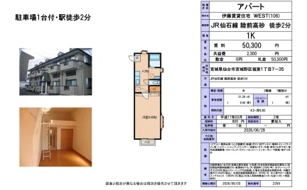 伊藤賃貸住宅 WEST 0