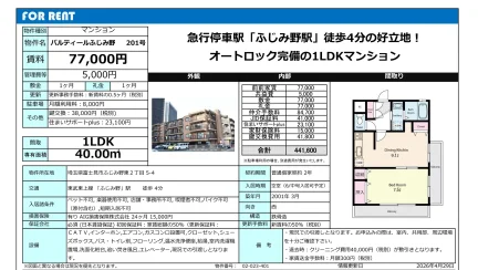 パルティールふじみ野 201号 0